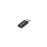 Adaptor Lanberg USB-C - MicroUSB Black