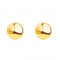 Cercei din aur 585 - forma rotunda, suprafata neteda si lucioasa