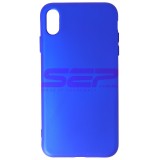 Husa Silicon iPhone XS Max Electric Blue - Calitate Superioară, High Copy