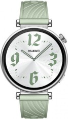 Smartwatch Huawei Watch GT 4, 41mm, Oțel Inoxidabil și Curea din Fluoroelastomer Verde, Blister 55020CES