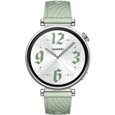 Smartwatch Huawei Watch GT 4, 41mm, Oțel Inoxidabil și Curea din Fluoroelastomer Verde, Blister 55020CES