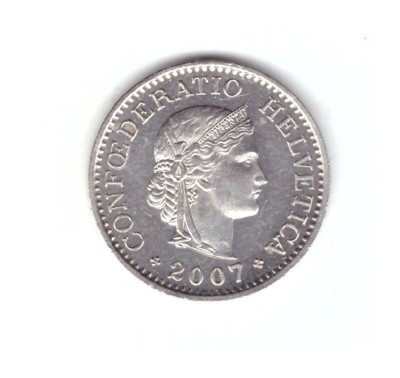 Moneda Elvetia 10 rappen 2007, stare foarte buna, curata foto
