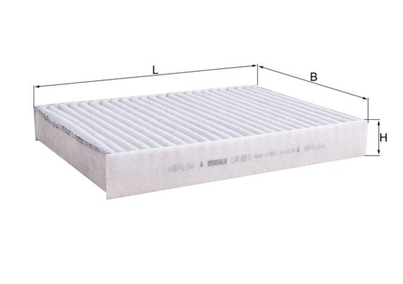 MAHLE LAK 811 Filtru, aer habitaclu
