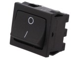 Comutator balansoar DPST ON-OFF 10A negru