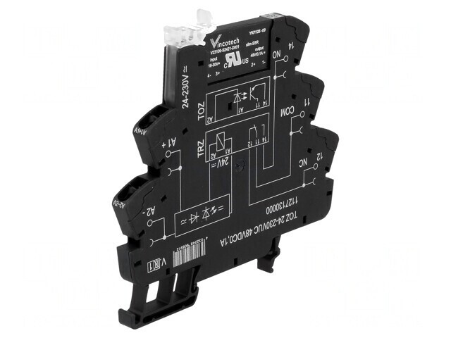 Releu intermediar SPDT 24-230V AC/DC 0,1A