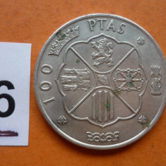 100 PTAS PESETAS 1966 ARGINT