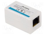 Cuplor RJ45 alb LANBERG Cat 6 din ambele părți