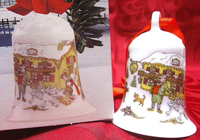 CLOPOTEL CLOPOT PORTELAN HUTSCHENREUTHER DECOR SEMNAT OLE WINTHER ANUL 1992
