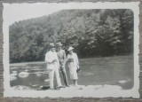 Grup de oraseni in drumetie// foto Romania interbelica, Romania 1900 - 1950, Portrete