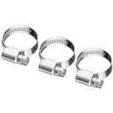 Colier pentru furtun din inox W4 16-27 mm, set 3 buc, NEO TOOLS