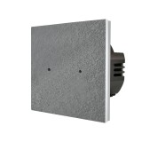 Cumpara ieftin Intrerupator dublu touch Luxion din marmura gri, 500W