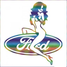 Sticker Ford Lady