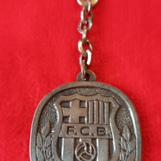 Breloc metalic (vechi) fotbal - FC BARCELONA