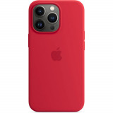Cumpara ieftin Husa de protectie Apple Silicone Case with MagSafe pentru iPhone 13 Pro, Rosu