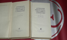 ANTOLOGIE DIALECTALO-FOLCLORICA A ROMANIEI Vol.1.2. foto