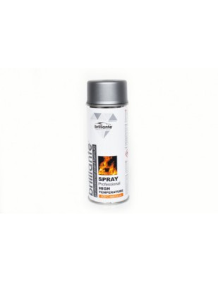 Vopsea spray Etriere Argintiu Temperaturi inalte 400ml Argintiu foto