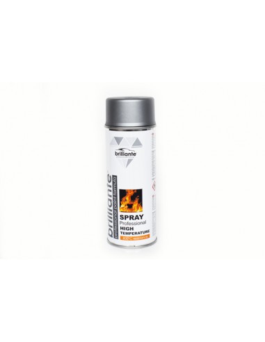 Vopsea spray Etriere Argintiu Temperaturi inalte 400ml Argintiu