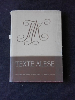 TEXTE ALESE - J.A. KOMENSKY foto