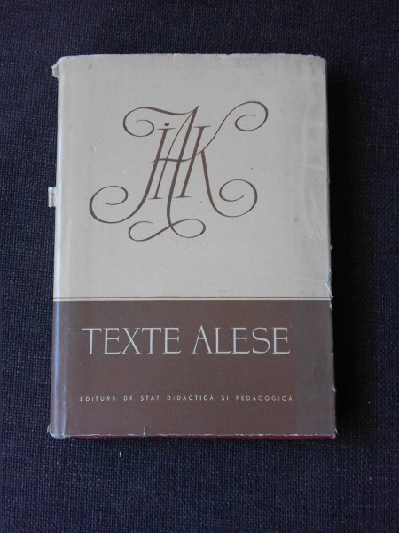 TEXTE ALESE - J.A. KOMENSKY