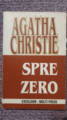 Spre zero, Agatha Christie, 222 pag, stare f buna foto