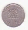 Maroc &frac12; Dirham 1987 ( 1407) - Hassan II 3rd portrait, Africa, Cupru-Nichel