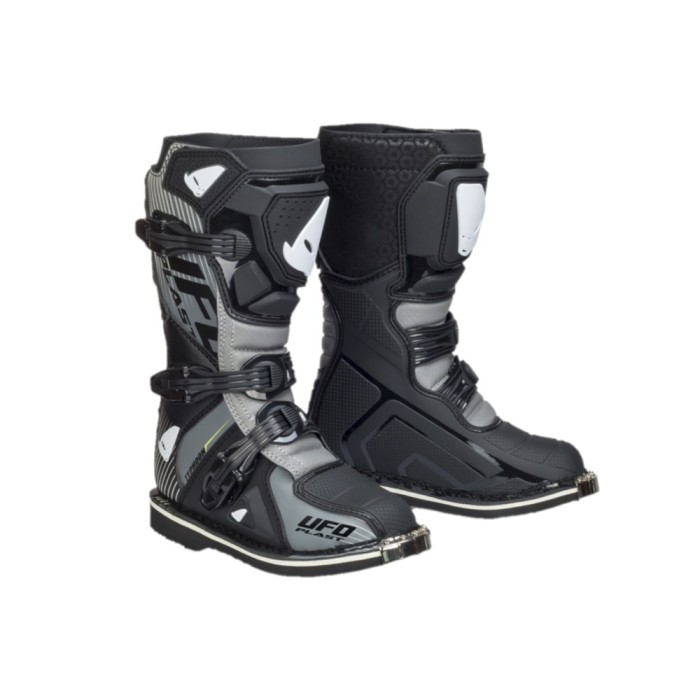 Cizme Motocross / Enduro copii UFO Plast Typhoon negru/gri