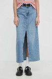 Cumpara ieftin Levi&#039;s fusta jeans maxi, drept