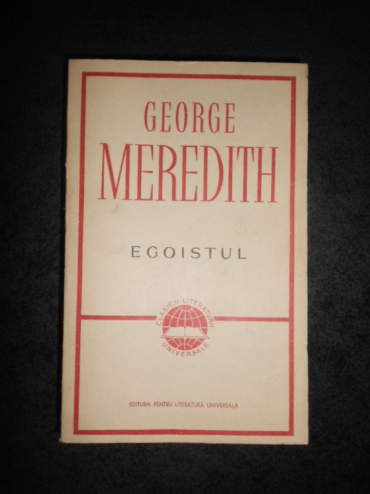 GEORGE MEREDITH - EGOISTUL