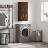 VidaXL Dulap de perete, stejar fumuriu, 34,5x34x90 cm, lemn prelucrat