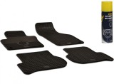 Set Covorase Auto Cauciuc Umbrella Pentru Volkswagen Golf Plus (2004-2008).(2008-2014) + Spray Curatitor Bord Antistatic Cu Spuma Activa (Lamaie) 220