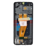 LCD+Touchscreen cu Rama Samsung Galaxy A05 / A055 BLACK Original Service Pack