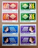 TIMBRE ROMANIA MNH LP 1020/1980 A 25-a Olimpiada de Șah -Malta -Serie &icirc;n pereche