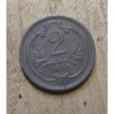 AUT AustroUngaria 2 heller 1895