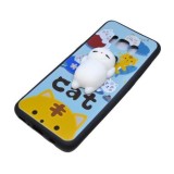Husa Samsung Galaxy S8, MyStyle Elegance Luxury Squishy Blue, Protectie Zgarieturi, Antistres, 3D