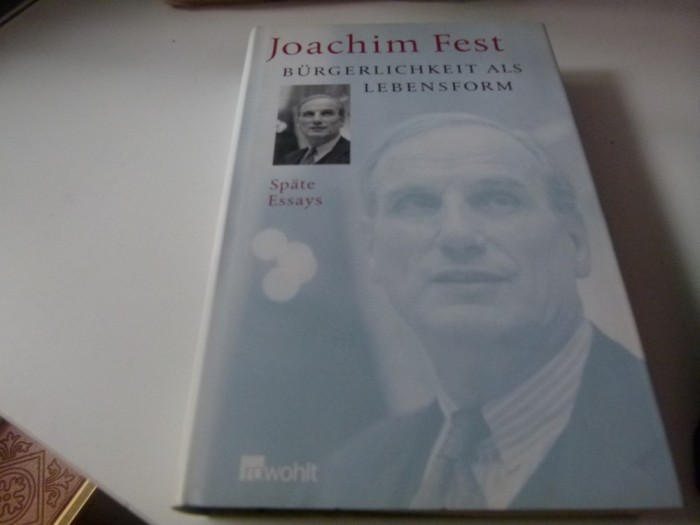 Spate esays - Joachim Fest