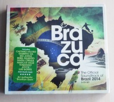 Brazuca 2014 3CD Compilatie (Luis Bonfa, Seu Jorge, Joyce, Toquinho, Miucha)