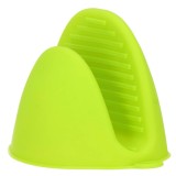 Cumpara ieftin Manusa pentru bucatarie Springos, din silicon, rezistenta la caldura, verde