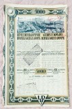 Actiune UDR - SA Resita 5000 lei 1926