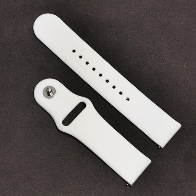 Curea de SmartWatch Alba tip smartwatch din Silicon moale 22mm JD1606Alb foto