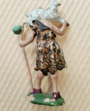 Pastor cu miel Italy Depose Nardy plastic vopsit manual 8 cm h Q