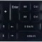 Litere autocolante pentru taste numerice tastatura PC, laptop, Active, fond negru, layout standard engleza US qwerty, rezistente la apa, corectie tast