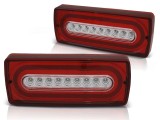 Lampi spate LED rosu-alb pentru Mercedes G-Class W463, semnal dinamic