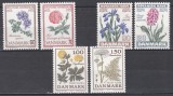 Danemarca 1973,1974,1977 - Floră, 3 Serii, MNH