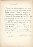 A3479N Ion Negoițescu, act scris și semnat olograf, 1967