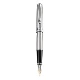 Stilou DIPLOMAT Excellence A2, cu penita M, aurita 14kt. - Guilloche Chrome