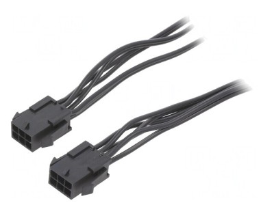 Cablu Micro-Fit 3.0 tată-tată 6 pini 0,2m 4A PVC foto