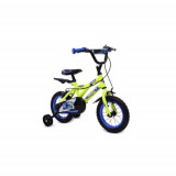 Bicicleta copii Huffy Pro Thunder, roti 12inch, Sistem franare V-brake (Galben)