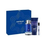 Mont Blanc Explorer Ultra Blue Set cadou pentru bărbați EDP 100 ml + EDP 7 ml + SWG 100 ml
