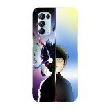 Husa compatibila cu Oppo A54 5G, Viceversa, model Shigeo Kageyama Mob Psycho 100, Silicon, TPU, Transparent, Carcasa