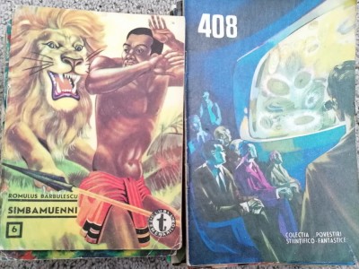 lot 21 brosuri Colecția povestiri științifico fantastice (vintage, ilustratii) foto